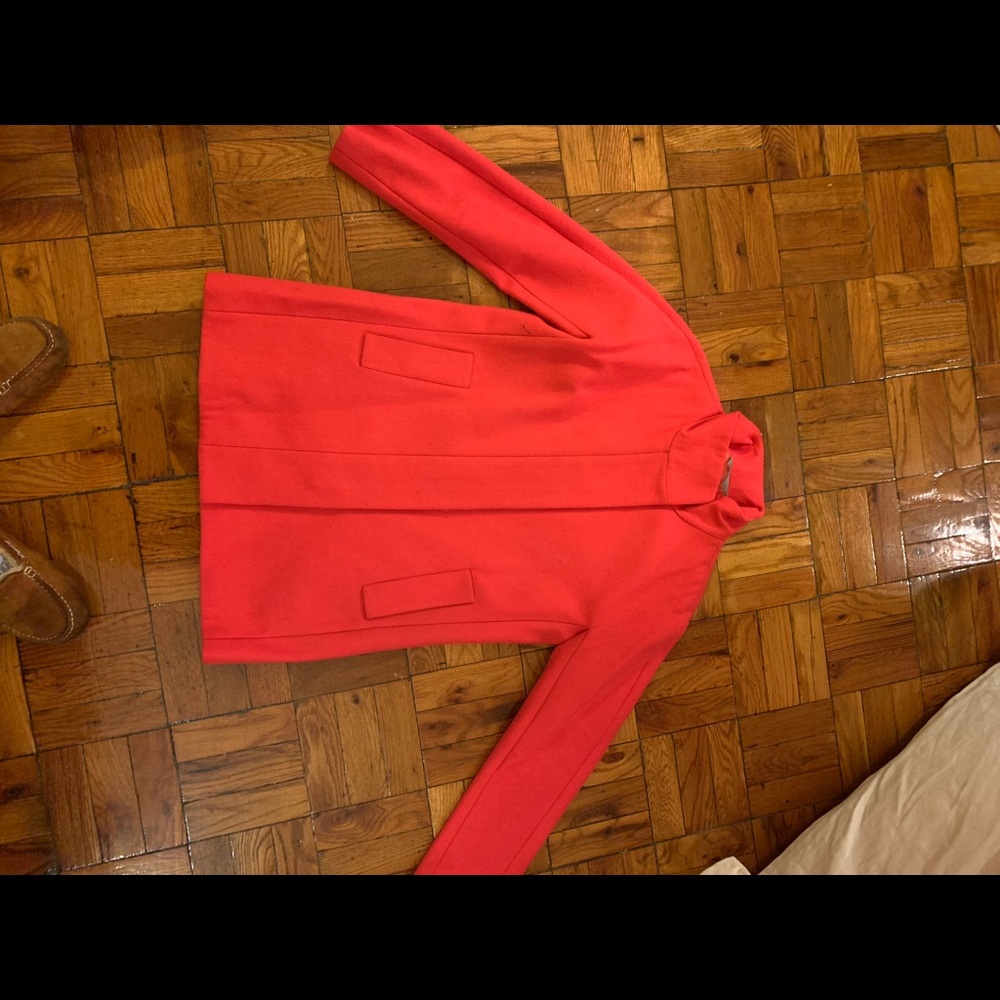 JCrew City Coat.  Red.  Size 8